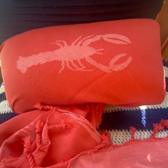 Friends TV Show Phoebe YOU ARE MY LOBSTER Pillow Lobster Embroidery Handmade NEW - Picture 11 of 16